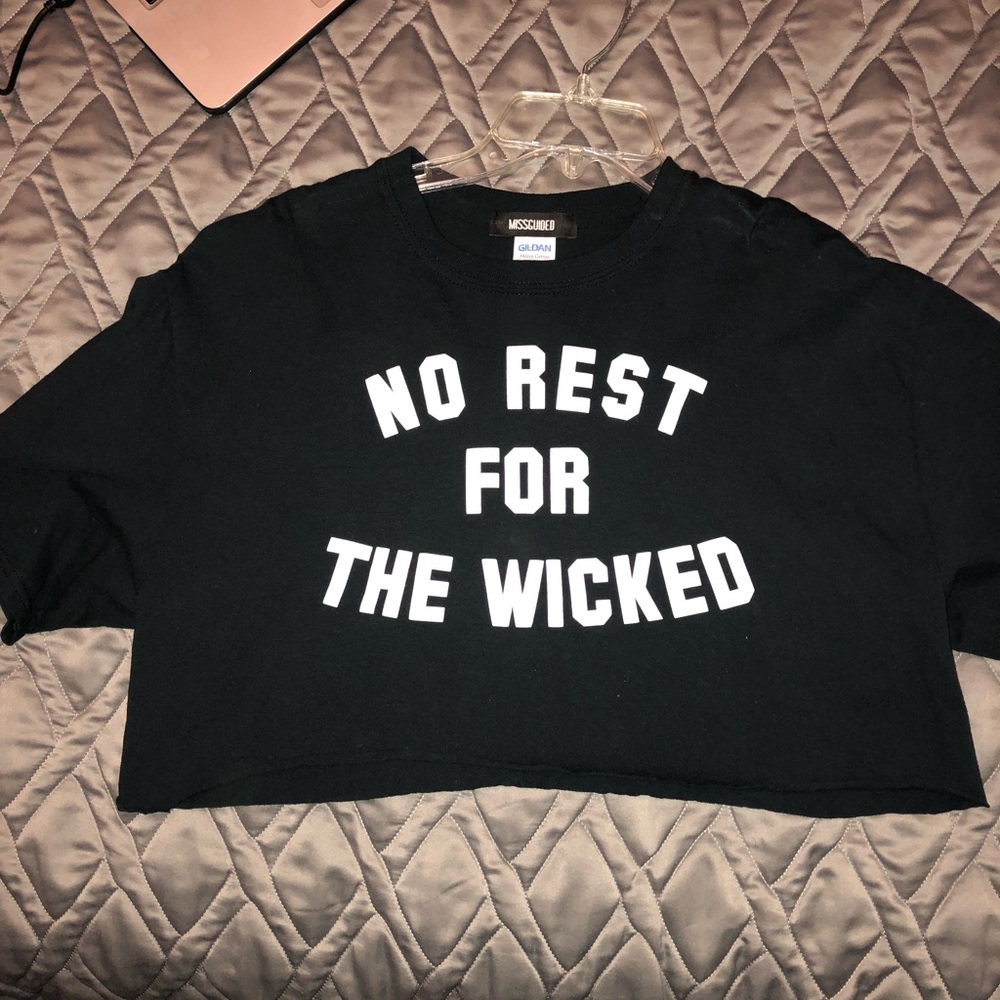 Missguided Crop Tee